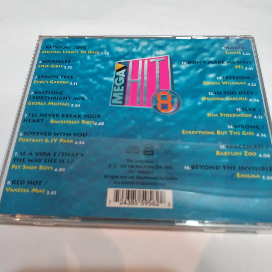 ซีดี Various - Megahit 8 (CD) (VG+)