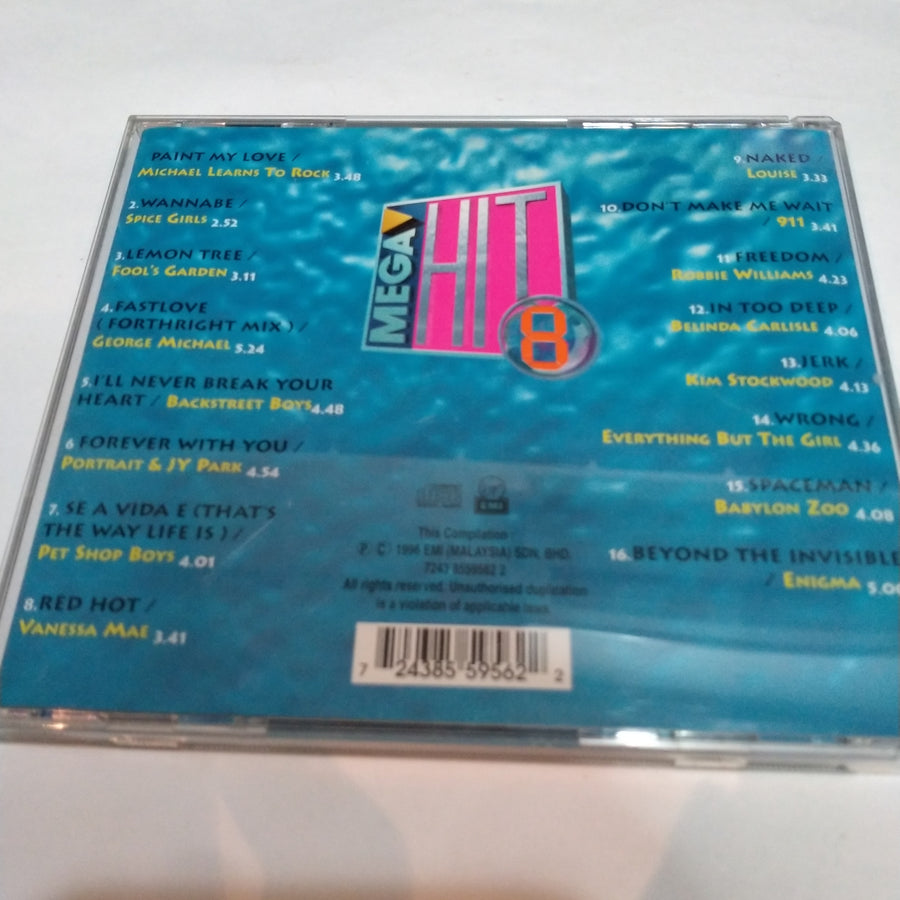 ซีดี Various - Megahit 8 (CD) (VG+)