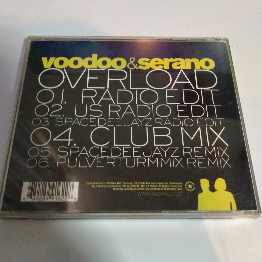 ซีดี VooDoo & Serano - Overload CD VG