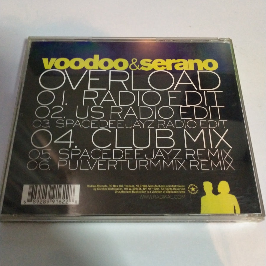 ซีดี VooDoo & Serano - Overload (CD) (VG)