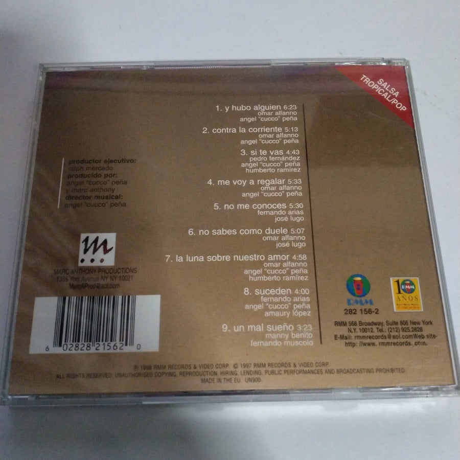 ซีดี Marc Anthony - Contra La Corriente CD VG