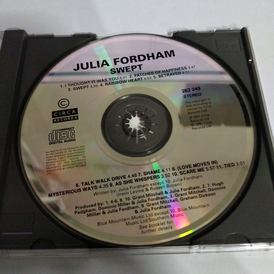 ซีดี Julia Fordham - Swept (CD) (VG)