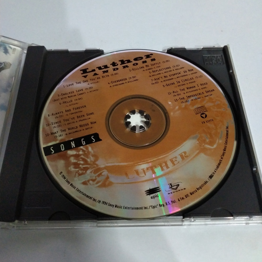 ซีดี Luther Vandross - Songs CD VG+