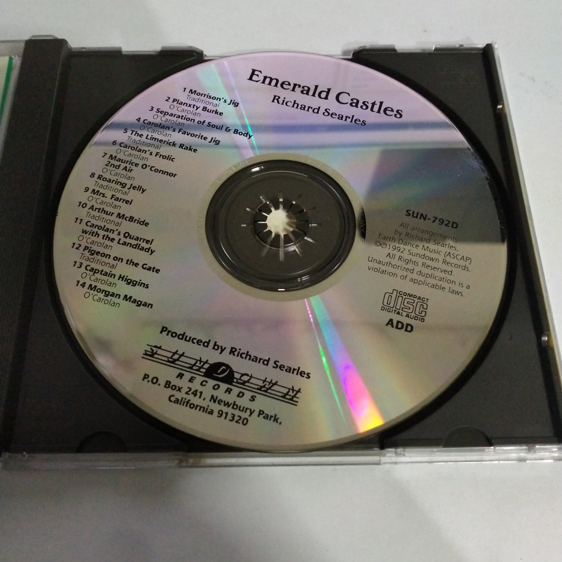 ซีดี Richard Searles - Emerald Castles (CD) (VG)