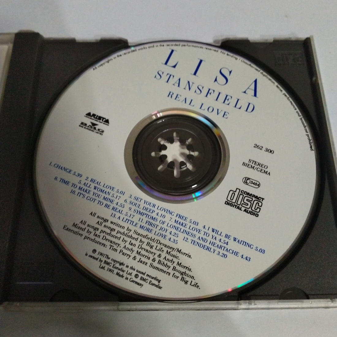 ซีดี Lisa Stansfield - Real Love CD G+