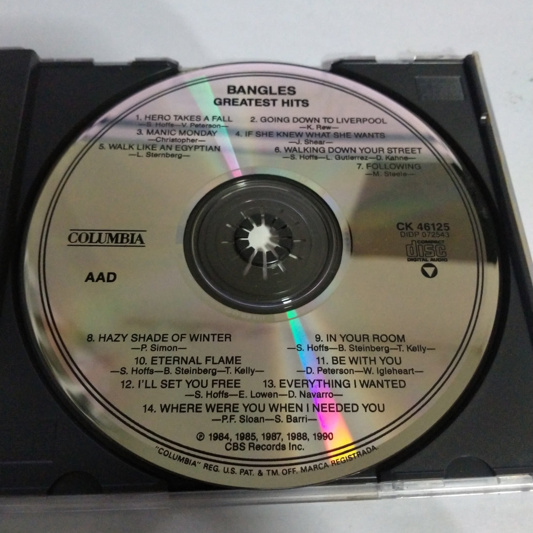 ซีดี Bangles - Greatest Hits (CD) (VG)