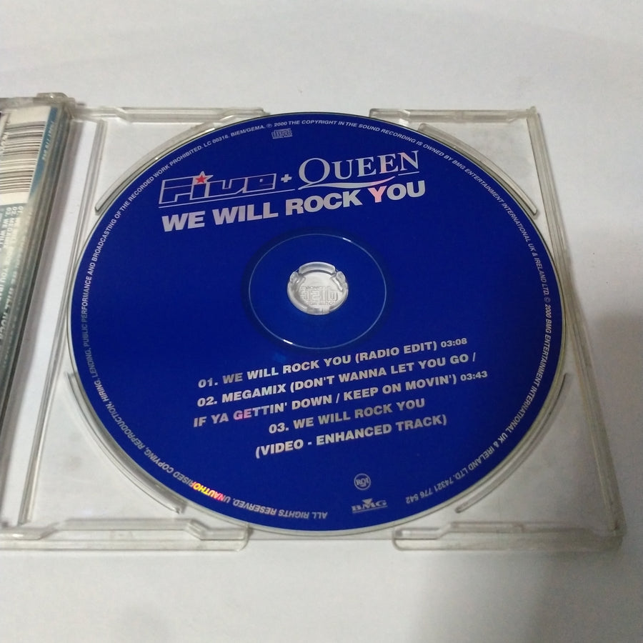 ซีดี Five + Queen - We Will Rock You (CD) (VG+)