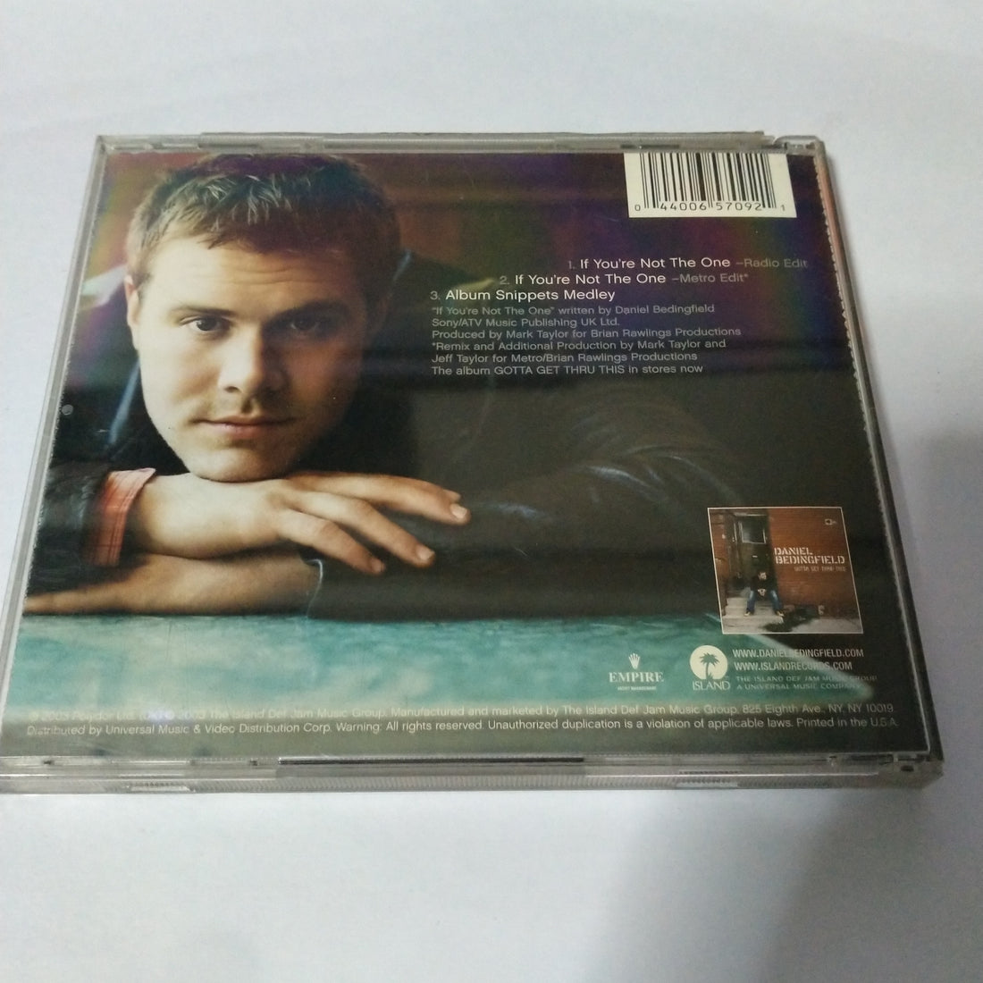 ซีดี Daniel Bedingfield - If You're Not The One CD VG+