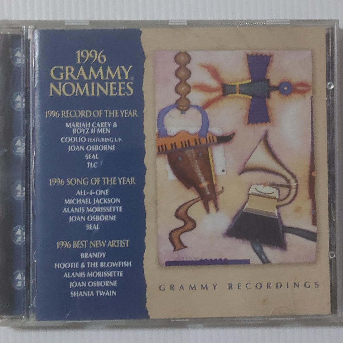 ซีดี Various - 1996 Grammy Nominees (CD) (VG)