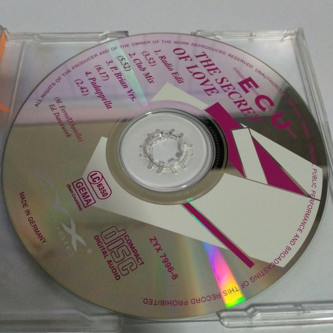 ซีดี Eku - The Secret Of Love CD VG+