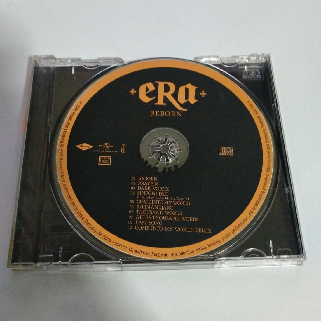 ซีดี Era - Reborn CD VG+