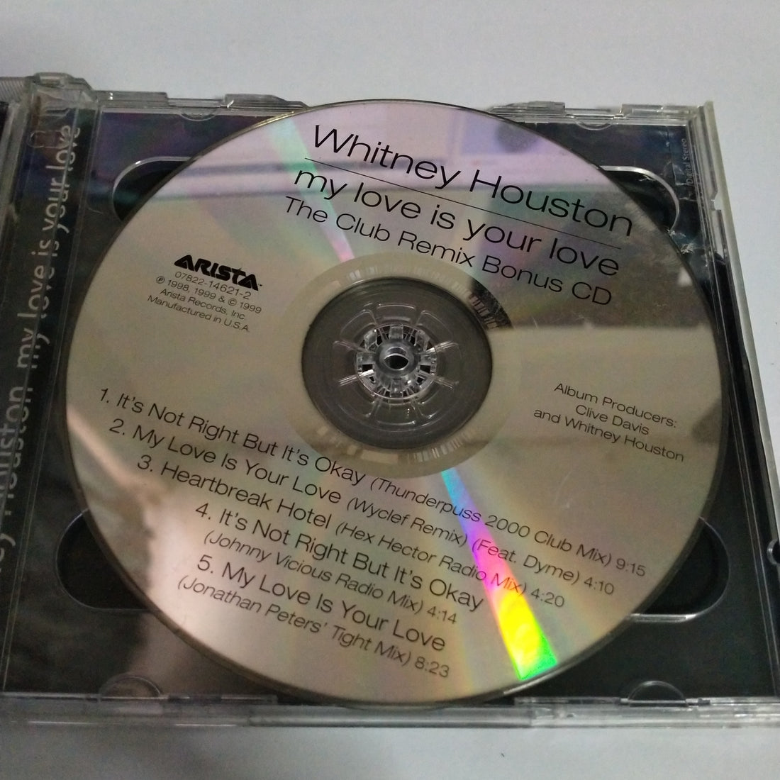 ซีดี Whitney Houston - My Love Is Your Love CD G