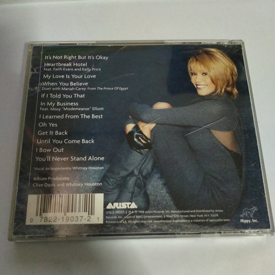 ซีดี Whitney Houston - My Love Is Your Love CD G