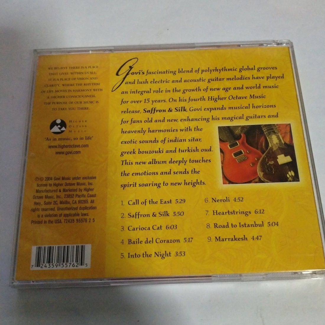 ซีดี Govi - Saffron & Silk CD VG+