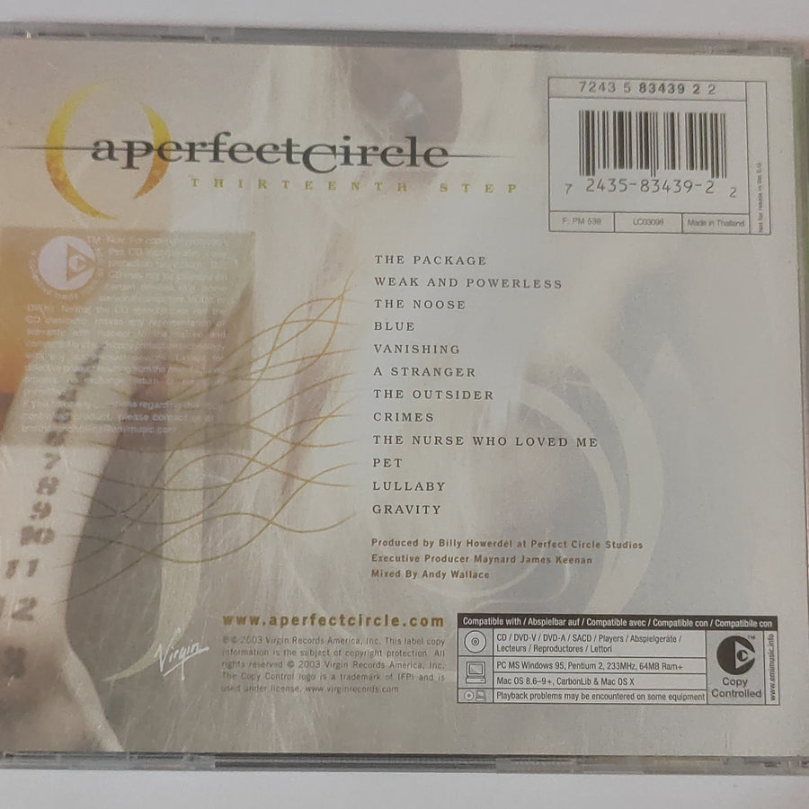 A Perfect Circle - Thirteenth Step (CD) (VG)