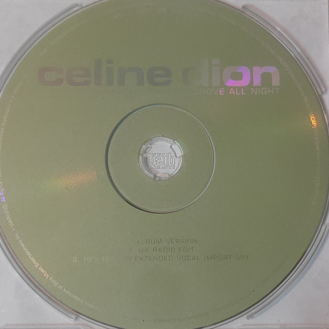 ซีดี Céline Dion - I Drove All Night (CD) (VG)