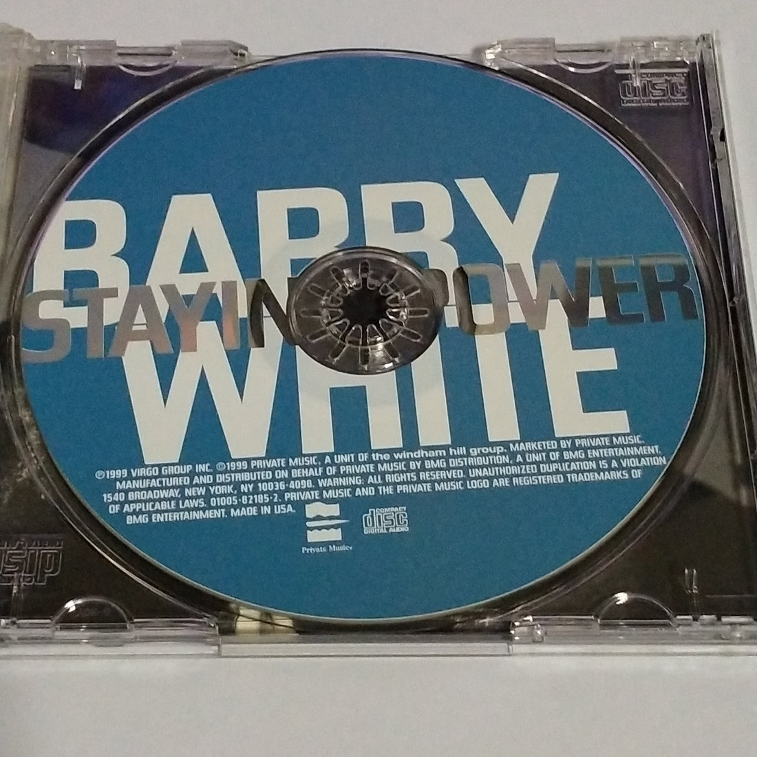 ซีดี Barry White - Staying Power CD NM or M-