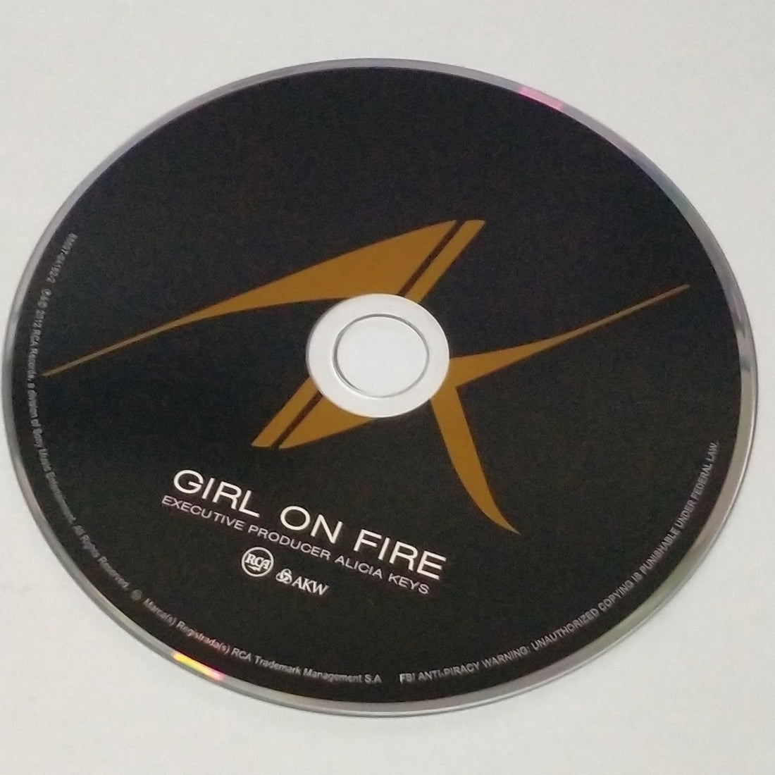 ซีดี Alicia Keys - Girl On Fire (CD) (VG+)