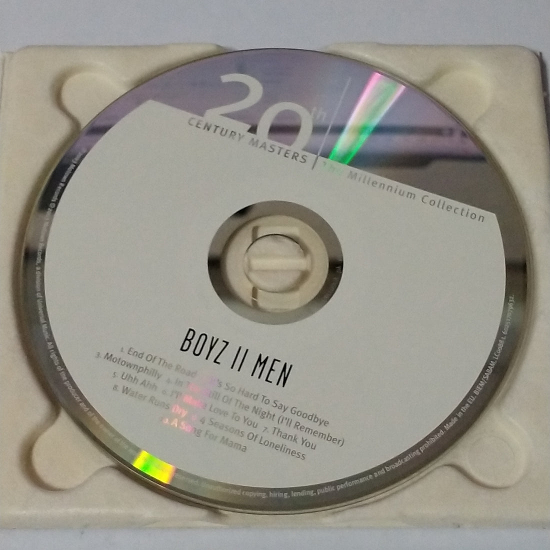 ซีดี Boyz II Men - The Best Of Boyz II Men (CD) (VG+)