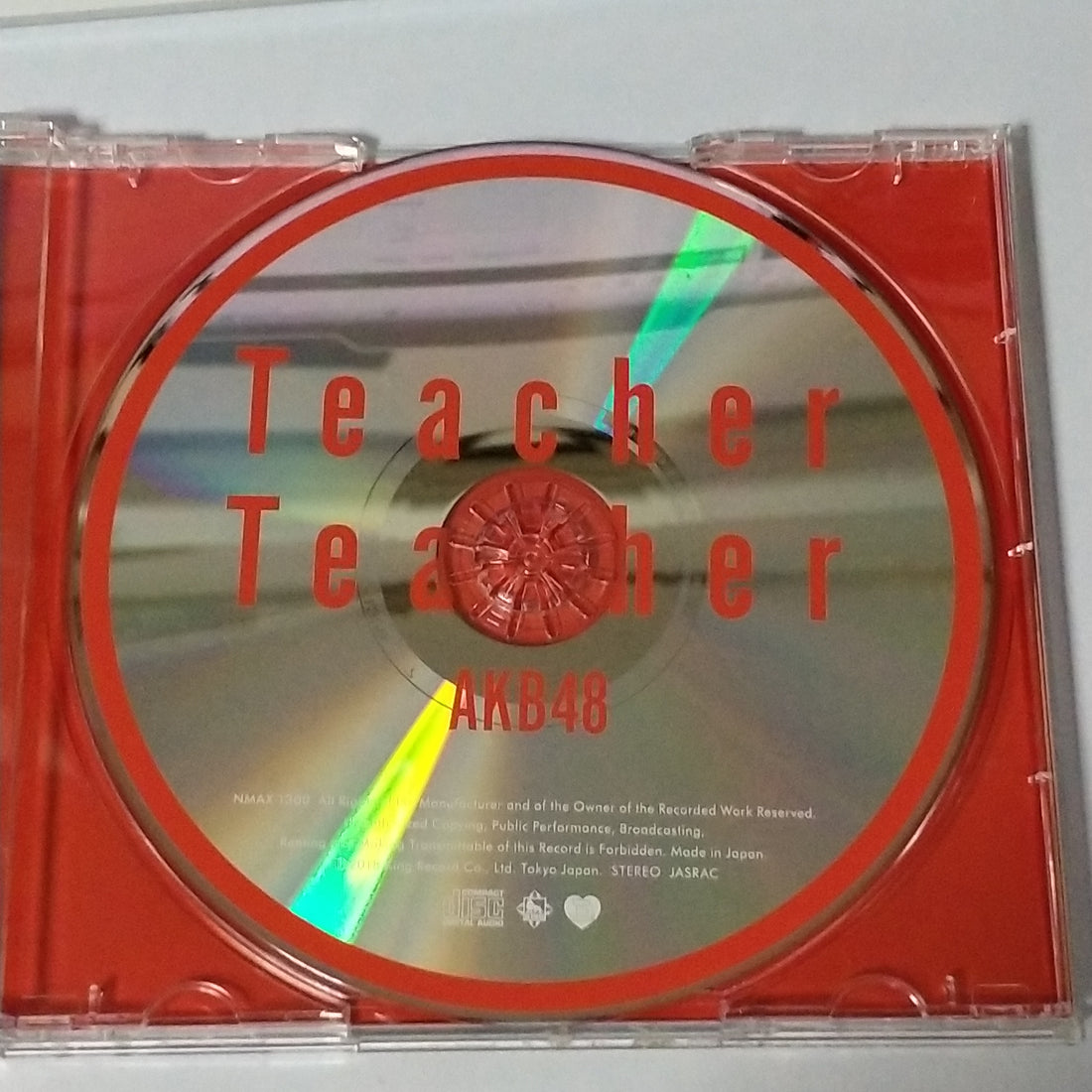 ซีดี AKB48 - Teacher Teacher (CD) (VG+)