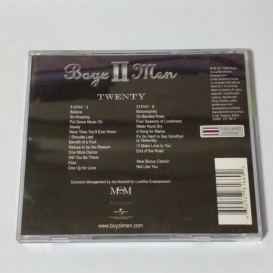 ซีดี Boyz II Men - Twenty (CD) (VG+)