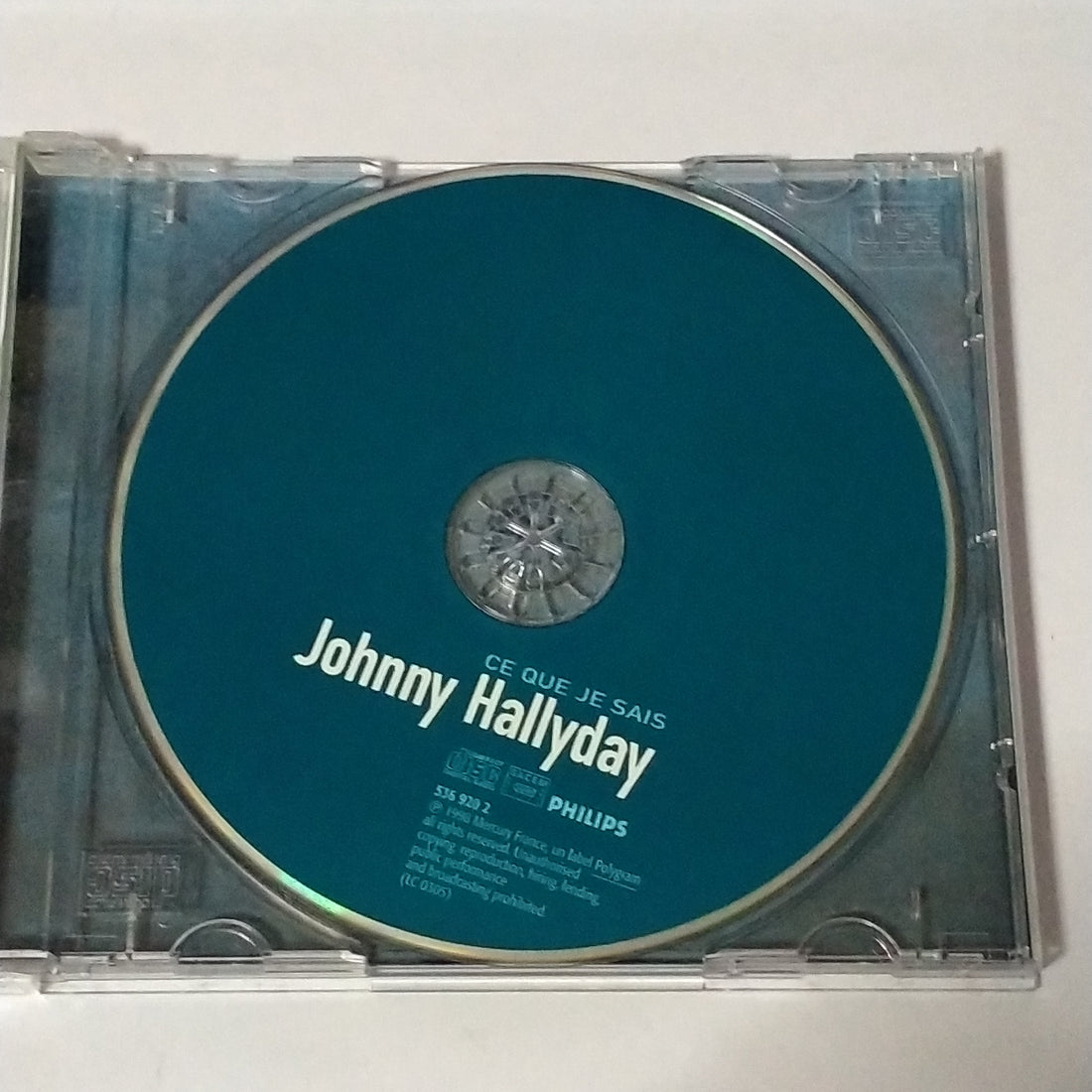 ซีดี Johnny Hallyday - Ce Que Je Sais CD VG+