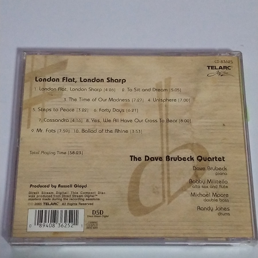 ซีดี The Dave Brubeck Quartet - London Flat, London Sharp (CD) (VG+)