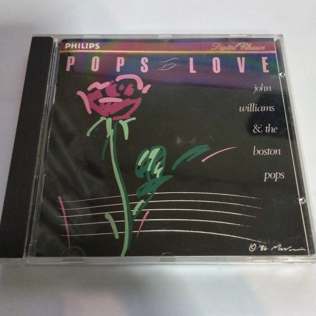 ซีดี John Williams , The Boston Pops Orchestra - Pops In Love (CD) (VG+)