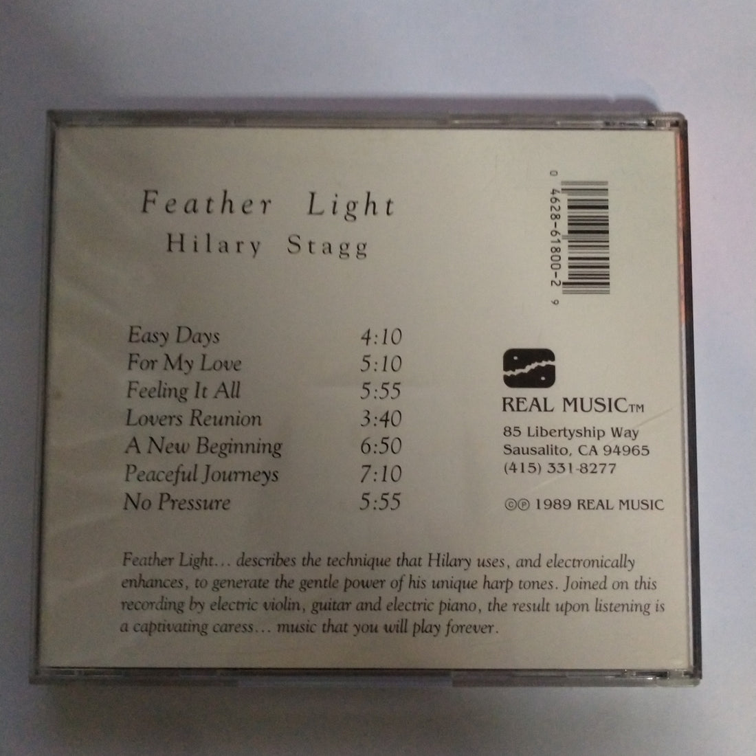 ซีดี Hilary Stagg - Feather Light CD VG+