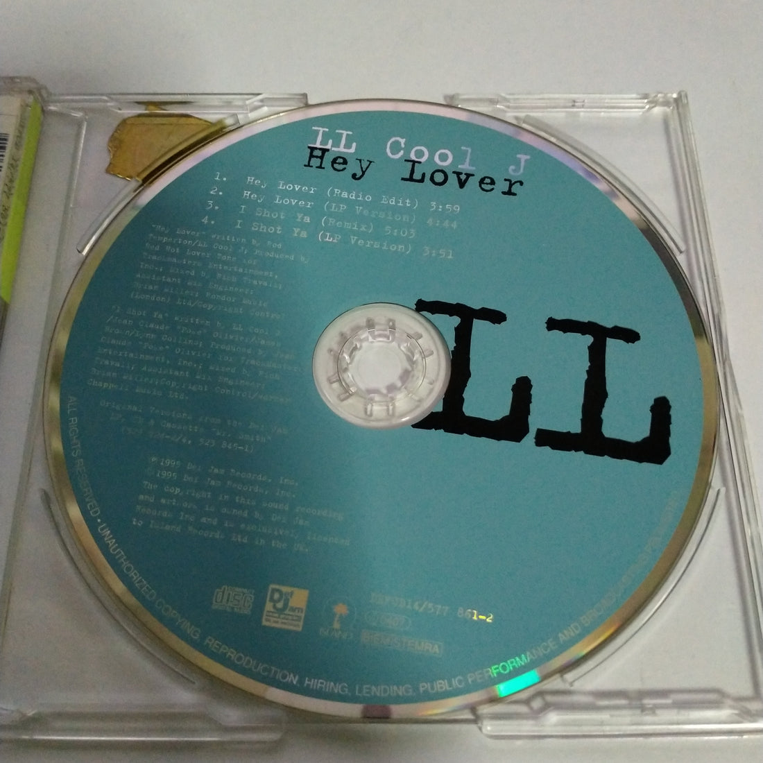 ซีดี LL Cool J – Hey Lover (CD) (VG+)