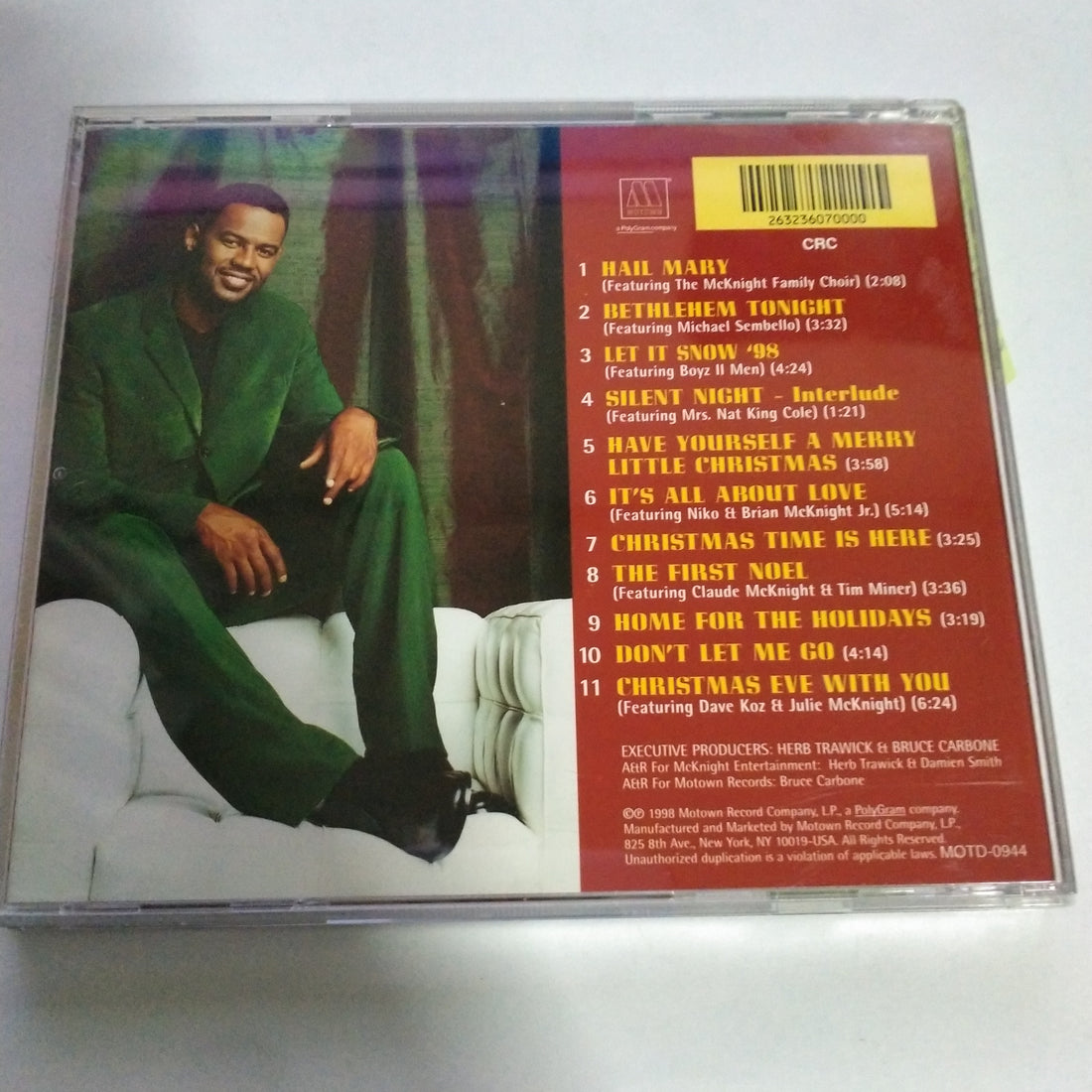 ซีดี Brian McKnight – Bethlehem (CD) (VG+)