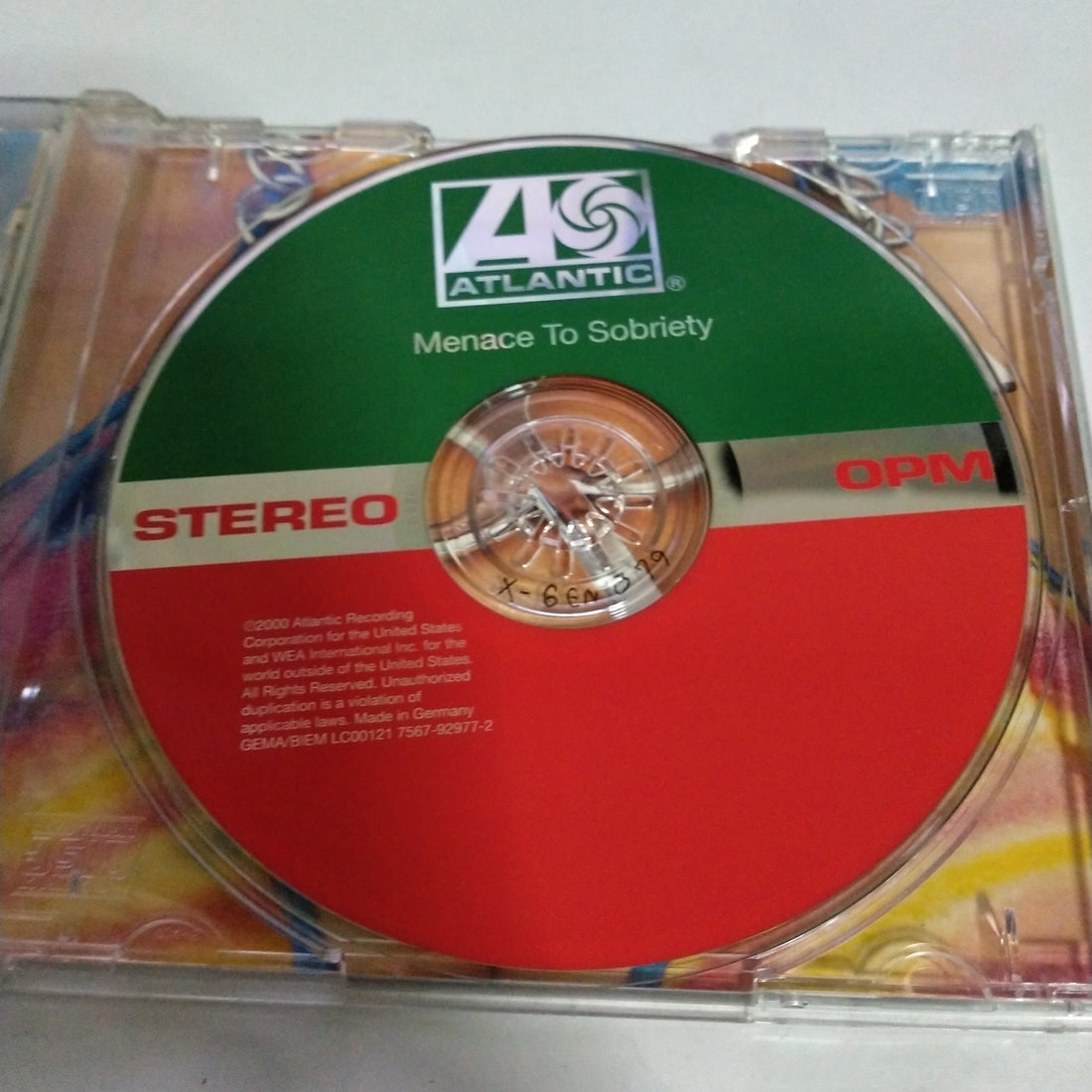 ซีดี OPM - Menace To Sobriety CD VG+