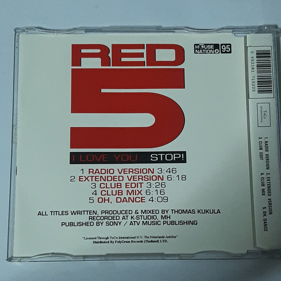 ซีดี red 5 - I love you stop (CD) (VG+)