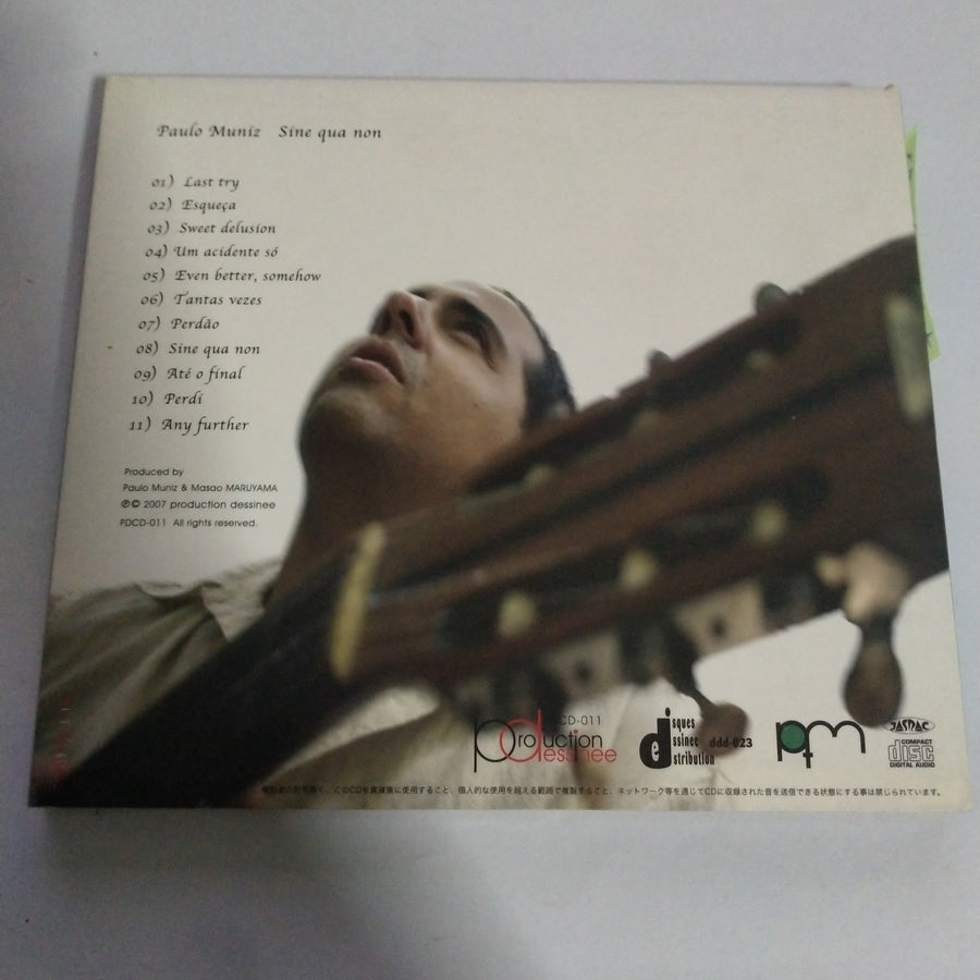 ซีดี Paulo Muniz - Sine Qua Non (CD) (VG+)