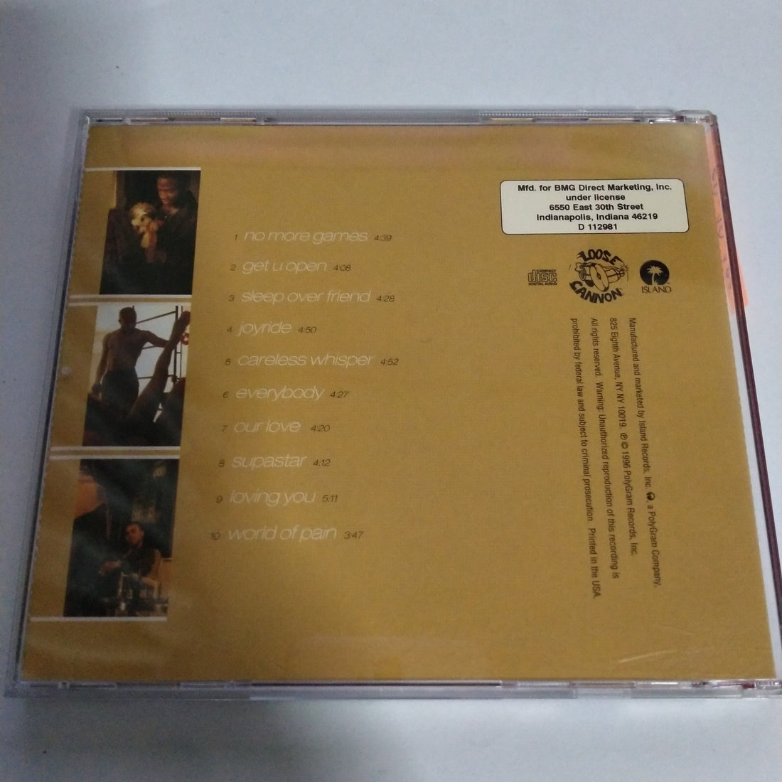 ซีดี Skin Deep  - Get U Open (CD) (VG+)