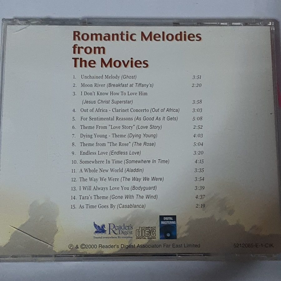 ซีดี Various - romantic melodies from the movies (CD) (VG+)