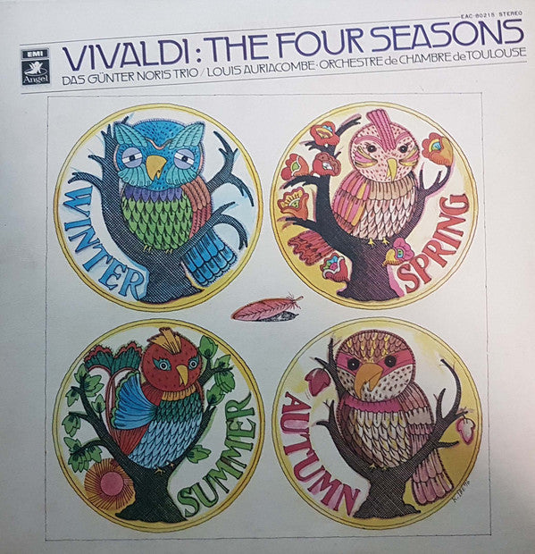 Antonio Vivaldi, Orchestre De Chambre De Toulouse, Louis Auriacombe, Günter Noris Trio : The Four Seasons (LP)