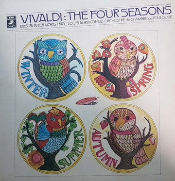 Antonio Vivaldi, Orchestre De Chambre De Toulouse, Louis Auriacombe, Günter Noris Trio : The Four Seasons (LP)