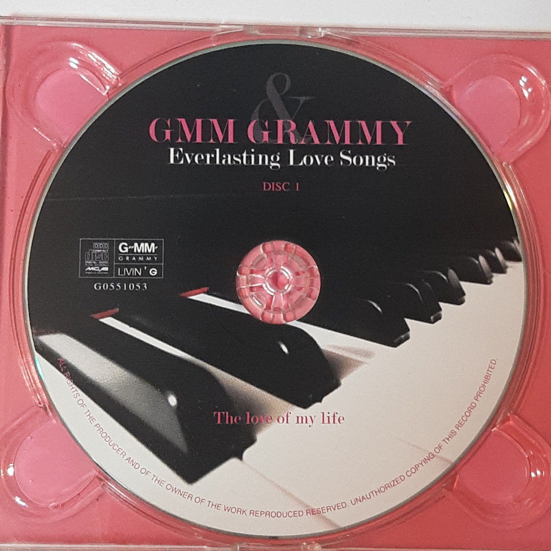 ซีดี Various - GMM GRAMMY & Everlasting Love Songs : the love of my life (CD) (VG+)