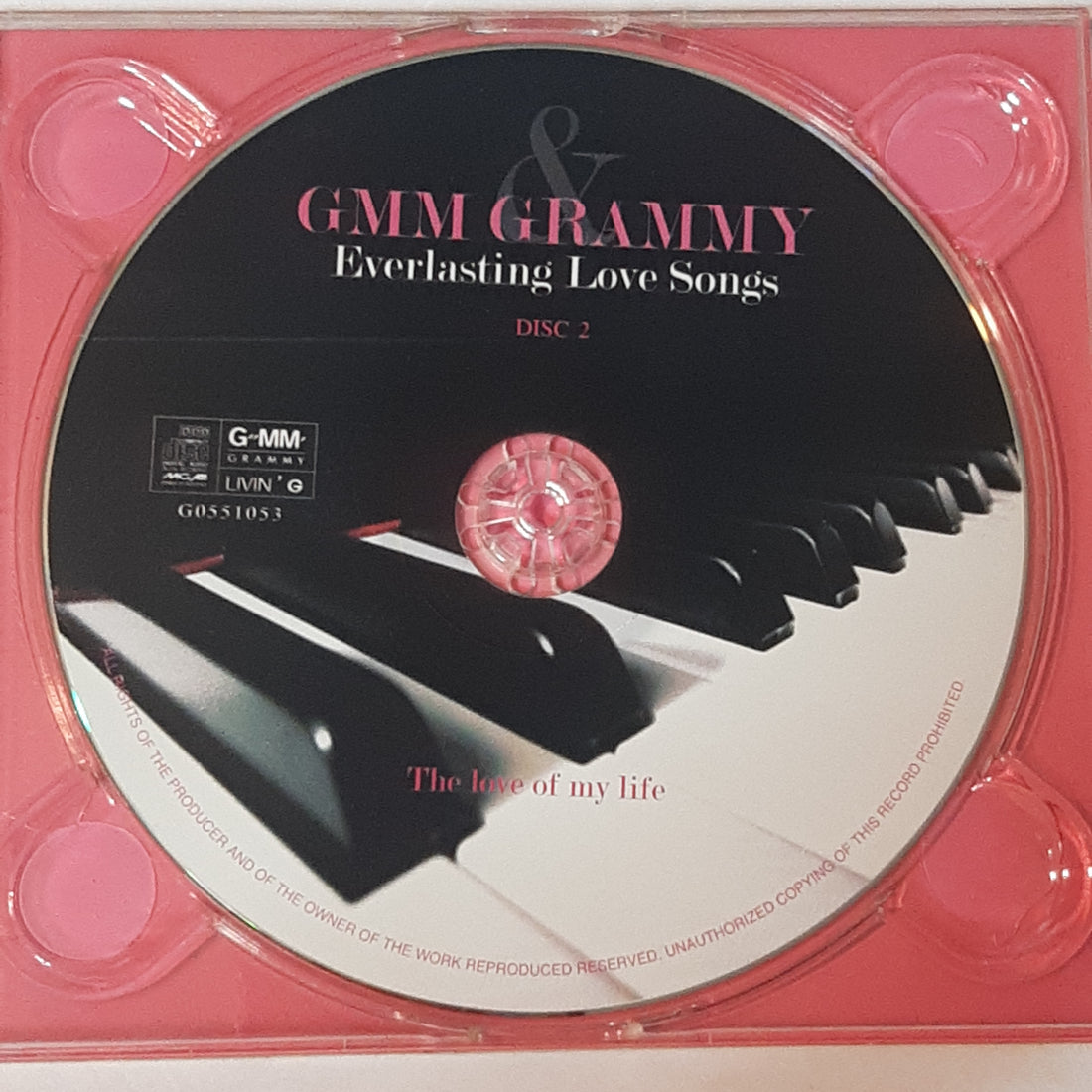 ซีดี Various - GMM GRAMMY & Everlasting Love Songs : the love of my life (CD) (VG+)