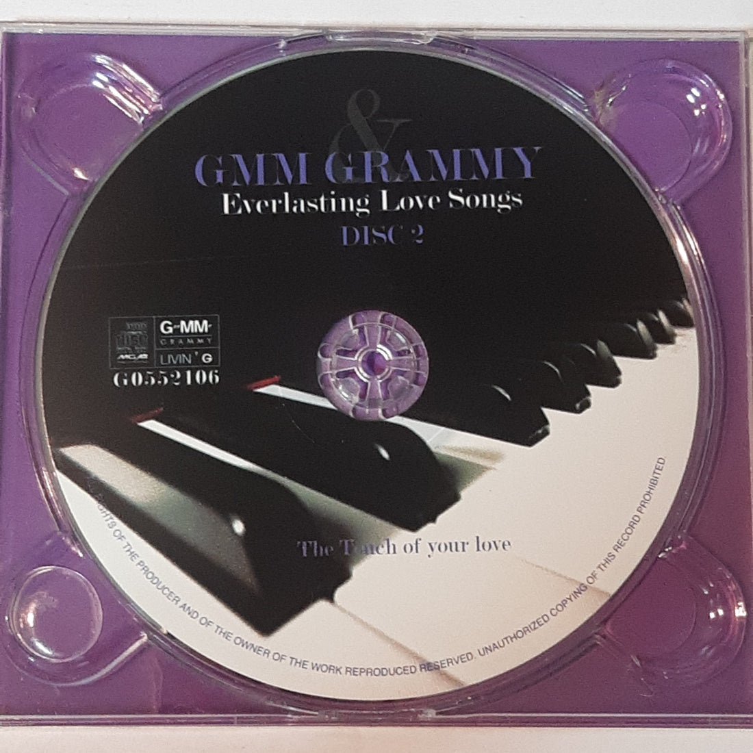 ซีดี GMM Grammy Everlasting Love Songs : The Touch of Your Love CD VG+