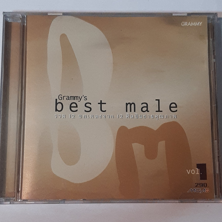 ซีดี Various - Grammy's best male 1 รวม 12 บทเพลงจาก 12 ศิลปินชายคุณภาพ (CD) (VG+)