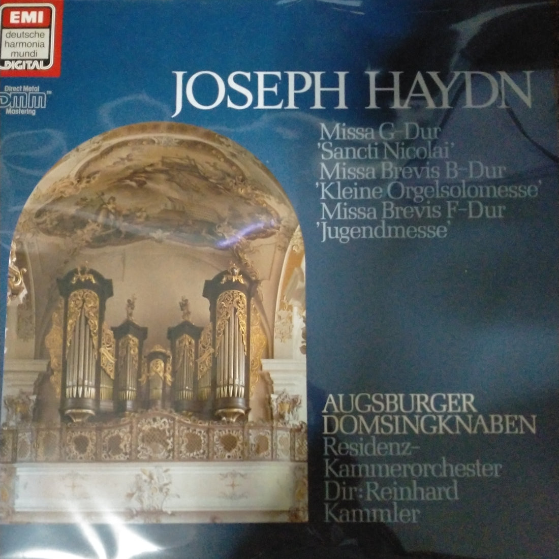 แผ่นเสียง Joseph Haydn, Augsburger Domsingknaben, Residenz Kammerorchester München, Reinhard Kammler - Missa G-Dur St. Nicolai HOB XXII, 6 / Missa Brevis B-Dur Sti. Johannis De Deo HOB XXII,7 / Missa Brevis F-Dur "Jugendmesse" HOB. XXII, 1 (Vinyl) (VG+)