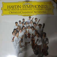 แผ่นเสียง Joseph Haydn - Orpheus Chamber Orchestra - Symphonies No. 44 "Trauer-Symphonie - Funebre" • No. 77 (Vinyl) (VG+)