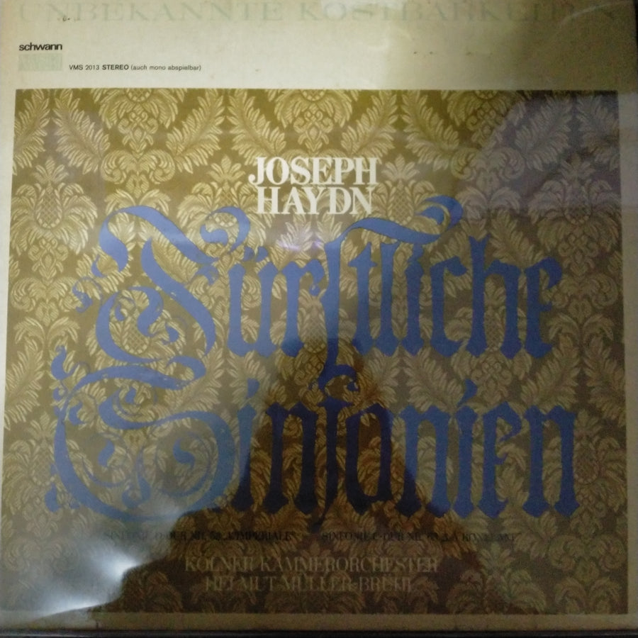 แผ่นเสียง Joseph Haydn, Kölner Kammerorchester, Helmut Müller-Brühl - Fürstliche Sinfonien (Vinyl) (VG+)