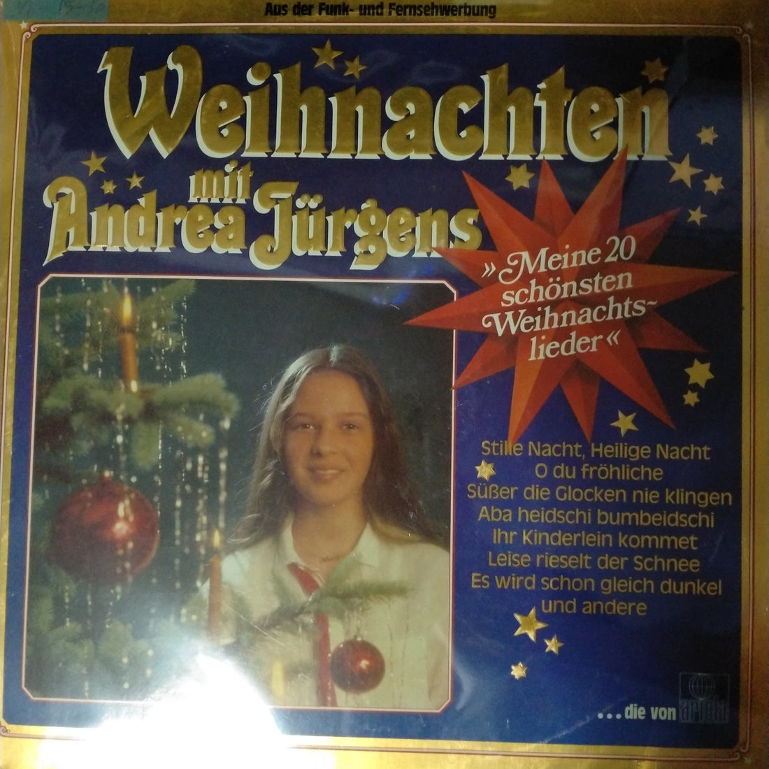 แผ่นเสียง Andrea Jürgens - Weihnachten Mit Andrea Jürgens (Meine 20 Schönsten Weihnachtslieder) (Vinyl) (VG)