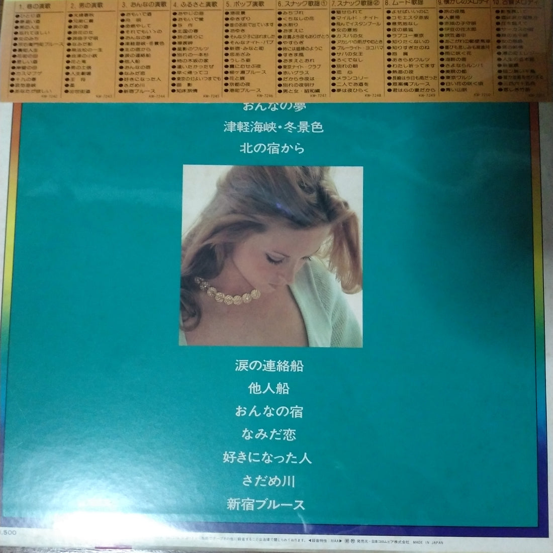 Columbia Orchestra  - おんなの演歌 おもいで酒 / 涙の連絡船 (Vinyl) (VG+)