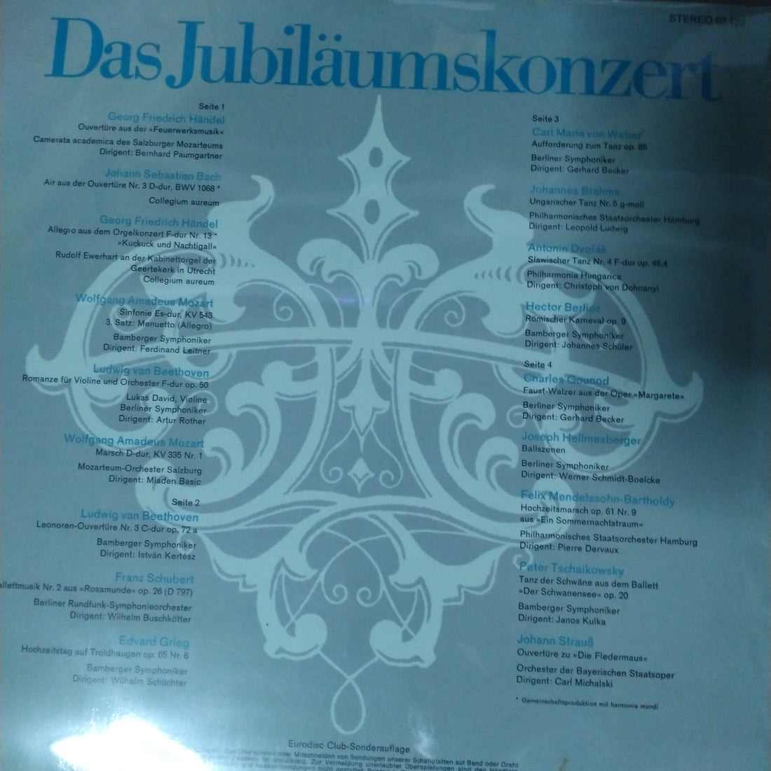 แผ่นเสียง Various - Das Jubiläumskonzert (Vinyl) (VG+)