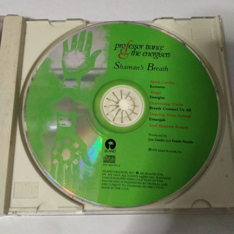 ซีดี Professor Trance & The Energisers - Shaman's Breath CD VG+