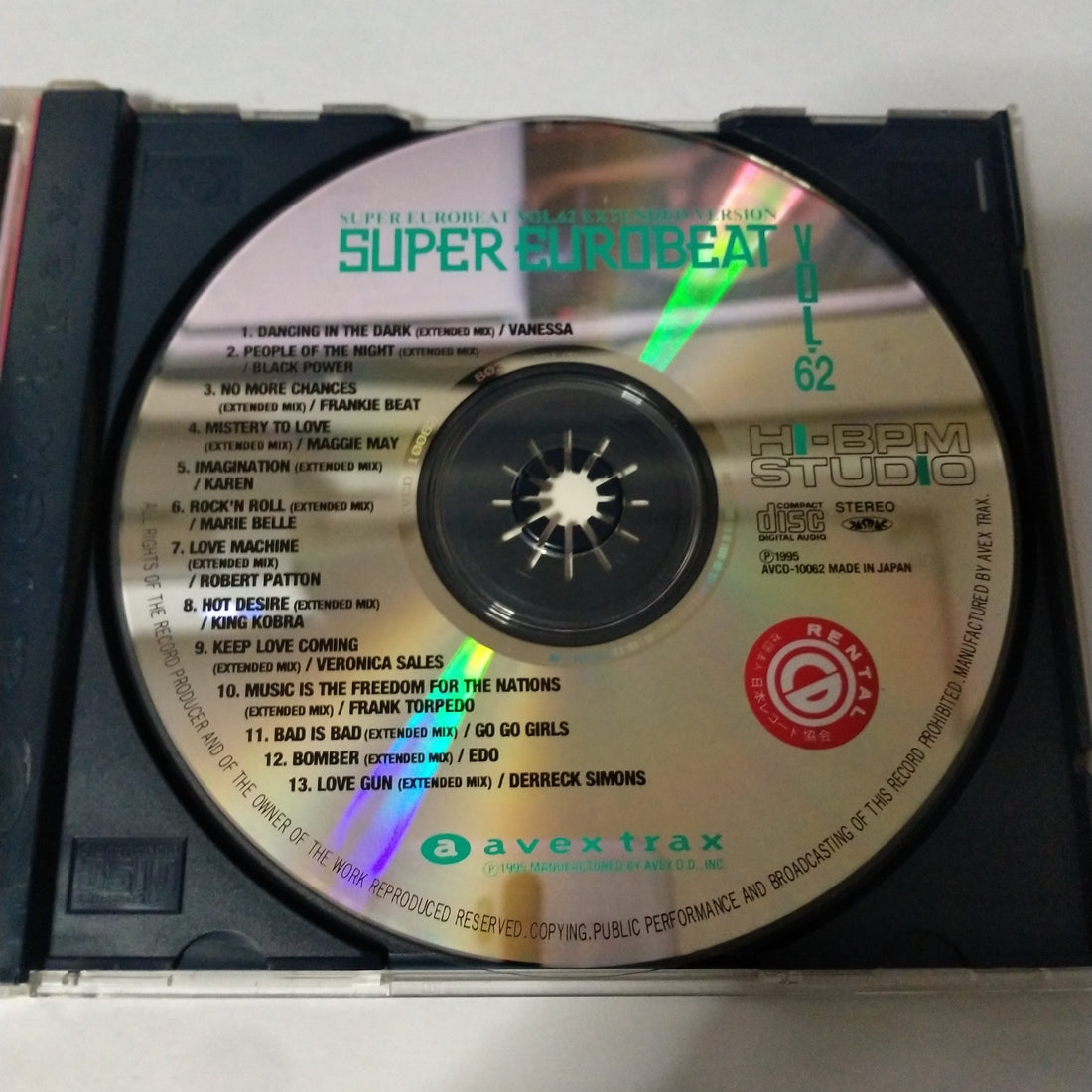 ซีดี Various - Super Eurobeat Vol. 62 - Extended Version CD G+